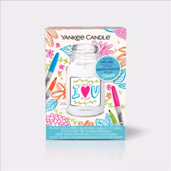 Yankee Candle 10.17578.067E wax candle Cylinder Transparent, White 1 pc(s)