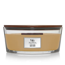 WoodWick Gilded Sands wax candle Ellipse Amber, Fig wood, Wood Beige 1 pc(s)