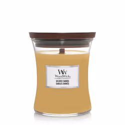 WoodWick Gilded Sands, Cylinder, Beige, Amber, Fig wood, Wood, 65 h, 1 pc(s)