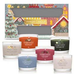 Scented Candles Gift Set | 6 Mini Filled Votive Candles | Perfect Christmas Gifts for Women | Passport to the Holidays Collection, Signature