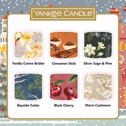 Scented Candles Gift Set | 6 Mini Filled Votive Candles | Perfect Christmas Gifts for Women | Passport to the Holidays Collection, Signature