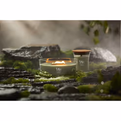 WoodWick Ethereal Haze wax candle Round Light Green 1 pc(s)