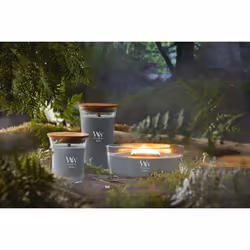 WoodWick Terra Haze wax candle Round Grey 1 pc(s)