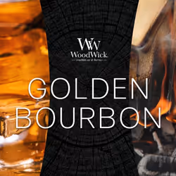 WoodWick Golden Bourbon wax candle Other Transparent, Wood, Yellow 1 pc(s) - Additional view 2