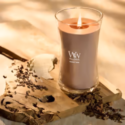 WoodWick Patchouli Creme wax candle Other Brown, Transparent, Wood 1 pc(s) - Additional view 4
