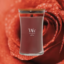 WoodWick Rouge Oud wax candle Other Red, Transparent, Wood 1 pc(s) - Additional view 3