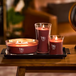 WoodWick Rouge Oud wax candle Other Red, Transparent, Wood 1 pc(s) - Additional view 4