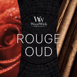 WoodWick Rouge Oud wax candle Other Red, Transparent, Wood 1 pc(s) - Additional view 2
