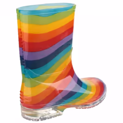 PVC Jnr | Rainbow | Childrens Colourful Rain Boots