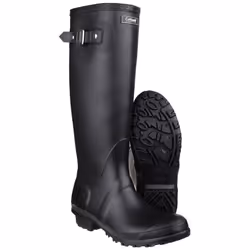 Cotswold Sandringham Buckle-Up Womens Wellington Boots - 5 UK, Black