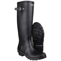 Cotswold Sandringham Buckle-Up Womens Wellington Boots - 8 UK, Black