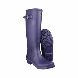 Cotswold Sandringham Buckle-Up Womens Wellington Boots - 8 UK, Purple