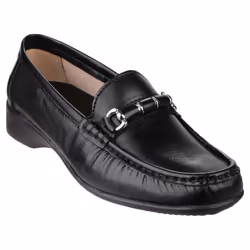 Cotswold Barrington Ladies Loafer Slip On Shoes - 36 EUR, Black