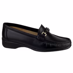 Cotswold Barrington Ladies Loafer Slip On Shoes - 42 EUR, Black