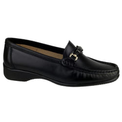 Cotswold Barrington Ladies Loafer Slip On Shoes - 42 EUR, Black