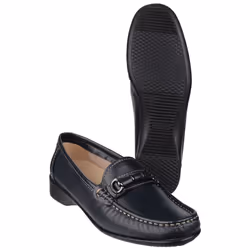 Cotswold Barrington Ladies Loafer Slip On Shoes - 39 EUR, Navy