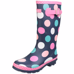 Cotswold Childrens Girls Dotty Spotted Wellington Boots - 12 UK Child, Multicoloured