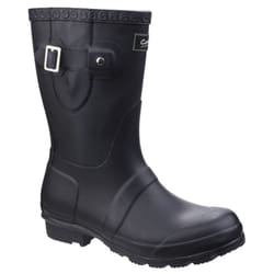 Cotswold Womens/Ladies Windsor Short Waterproof Pull On Wellington Boots - 4 UK, Black