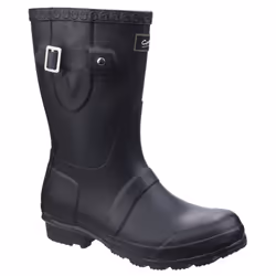 Cotswold Womens/Ladies Windsor Short Waterproof Pull On Wellington Boots - 5 UK, Black