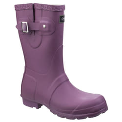 Cotswold Womens/Ladies Windsor Short Waterproof Pull On Wellington Boots - 4 UK, Purple