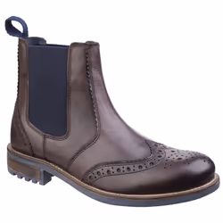) Cotswold Cirencester Leather Men's Brown Boots - Brown, 7 (Adults'