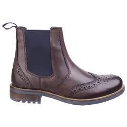 ) Cotswold Cirencester Leather Men's Brown Boots - Brown, 7 (Adults'