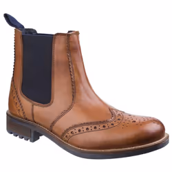 ) Cotswold Cirencester Leather Men's Tan Boots - Brown, 7 (Adults'