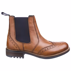 ) Cotswold Cirencester Leather Men's Tan Boots - Brown, 7 (Adults'