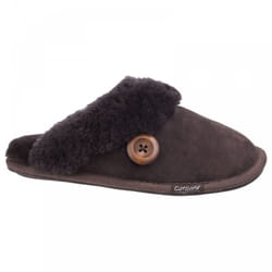 Lechlade | Chocolate | Womens Luxurouos Sheepskin Mule Slippers