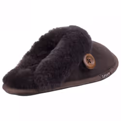 Lechlade | Chocolate | Womens Luxurouos Sheepskin Mule Slippers