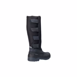 ) Cotswold Kemble Textile Black Wellington Boots - Black, 10 (Adults'
