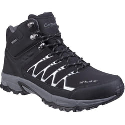Cotswold Mens Abbeydale Mid Hiking Boots - 7 UK, Black/Grey