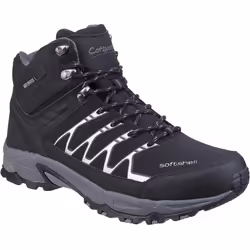 Cotswold Mens Abbeydale Mid Hiking Boots - 10 UK, Black/Grey