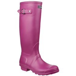 Cotswold Sandringham Buckle-Up Womens Wellington Boots - 7 UK, Berry