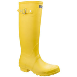 Cotswold Sandringham Buckle-Up Womens Wellington Boots - 5 UK, Yellow