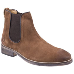 Cotswold Mens Corsham Town Leather Pull On Casual Chelsea Ankle Boots - 9 UK, Camel