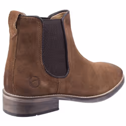 Cotswold Mens Corsham Town Leather Pull On Casual Chelsea Ankle Boots - 11 UK, Camel