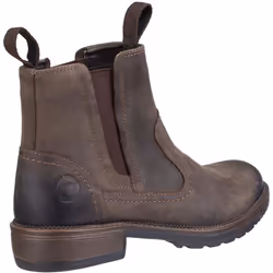 Cotswold Womens/Ladies Laverton Slip On Leather Ankle Boot - 5 UK, Brown