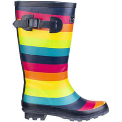 Cotswold Children/Kids Rainbow Wellington Boots - 3 UK, Multicoloured