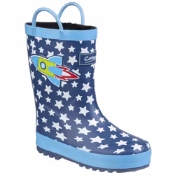 Cotswold Childrens/Kids Sprinkle Wellington Boots - 6 Child UK, Blue Rocket