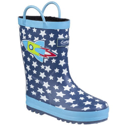 Cotswold Childrens/Kids Sprinkle Wellington Boots - 11 Child UK, Blue Rocket