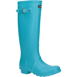 Cotswold Sandringham Buckle-Up Womens Wellington Boots - 6 UK, Turquoise