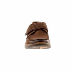 Hush Puppies Mens Duke Touch Fastening Nubuck Leather Shoe - 12 UK, Brown