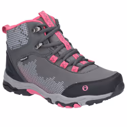 Cotswold Childrens/Kids Ducklington Lace Up Hiking Boots - 2 Child UK, Grey/Pink