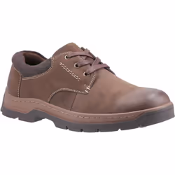 ) Cotswold Thickwood Nubuck Men's Brown Lace-Up Shoes - Brown, 10 (Adults'