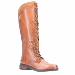 Hush Puppies Womens/Ladies Rudy Lace Up Long Leather Boot - 3 UK, Tan