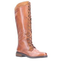 Hush Puppies Womens/Ladies Rudy Lace Up Long Leather Boot - 3 UK, Tan