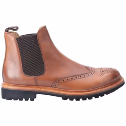 Cotswold Siddington Commando Goodyear Welt Boot Brown