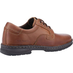 ) Hush Puppies Outlaw II Leather Men's Brown Lace-Up Shoes - Brown, 12 (Adults'