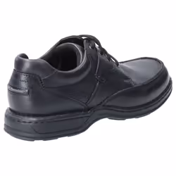 ) Hush Puppies Randall II Leather Men's Black Lace-Up Shoes - Black, 7 (Adults'